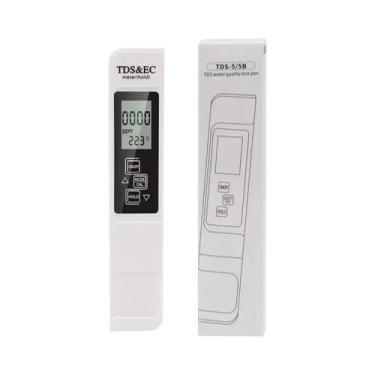 Imagem de Medidor Digital Multifuncional De Qualidade Da Água TDS EC 0-9990 PPM 