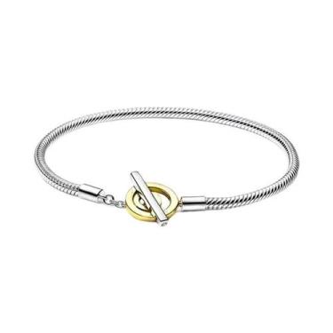 Imagem de Pulseira De Prata Esterlina 925 Com Floco De Neve E Apanhador De Sonho