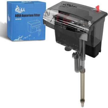 Imagem de Filtro de aquário AQQA AQ165-M 10-30 galões HOB 8W 110 GPH