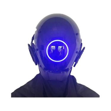 Imagem de Máscara LED Punk Para Cosplay Para Homens E Mulheres, Acessório De Luz