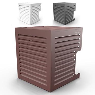 Imagem de airdeko Capa Para Ar-Condicionado Central Premium Hvac Unidades Externas - Condensador De Decorativo Metal Airoutdoor Systems À Prova Ferrugem, Proteção Externa Todas As Estações Com Design Moderno