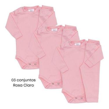 Imagem de Kit 3 Conjunto Bebê Infantil Térmico Segunda Pele Body Calça - Pettena