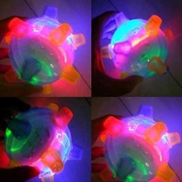 Imagem de Phefop Brinquedo Interativo para Cães, Bola de Dança Saltitante Com Luzes LED Piscantes e Música, Brinquedo de Bola de Mastigar Em Movimento Automático para Cães Pequenos, Médios e (2)