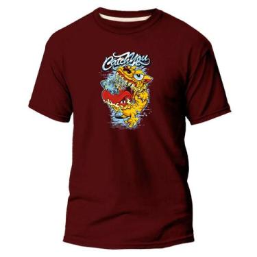 Imagem de Camiseta Algodão Premium Estampa Digital Cachorro Alien DTF - Pavesi, 