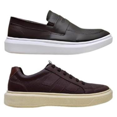 Imagem de Kit Mocassim Masculino + Sapatênis Casual Confortável-Masculino