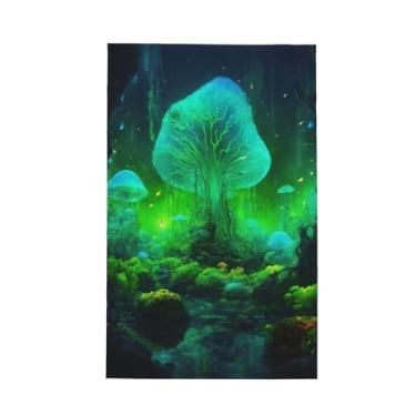 Imagem de XLLingL Toalhas de cozinha com estampa de cogumelo mágico, panos de prato de microfibra, para decoração e limpeza de cozinha - 1 peça