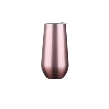 Imagem de Taça Termica Copo Para Espumante Champagne Drink 150ml Mantem Temperatura 12 Horas Premium (Rose)