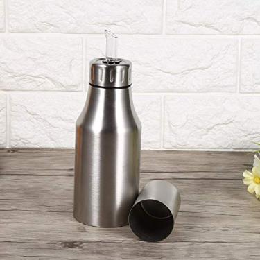 Imagem de Generic Pote de óleo de Aço Inoxidável, Dispensador Durável de Vinagre para Cozinha Doméstica, Capacidade de 500ml/750ml/1000ml (500ML)