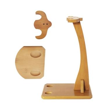 Imagem de pcagfaajmh Suporte para exibição de 2 espadas, suporte de arma universal, suporte de espada katana samurai japonês, suporte de arma para casa/escritório (uma cor A 77,5 cm (30 1/5.1 cm)) (uma cor A 31