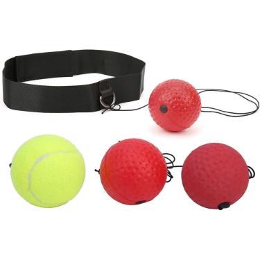 Imagem de Bola Treinando Soco Luta Reflexo Boxing Magic Ball Boxe Muay Thai Velocidade Kickboxing Agilidade