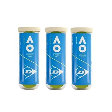 Imagem de Bola de Tênis Dunlop Australian Open - 3 Tubos-Unissex