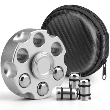 Imagem de Brinquedo Fidget Spinner Dilabnba Cool Sliver Alloy para adultos e cri