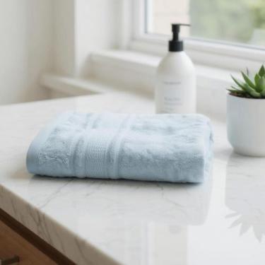 Imagem de Toalha banhão mêmphis fio egipcio classic - 1644 azul claro - First Cl