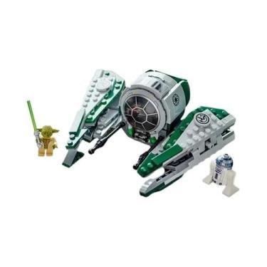 Imagem de 253 Peças De Blocos De Montar Modelo Yoda Starfighter, Brinquedo Para 