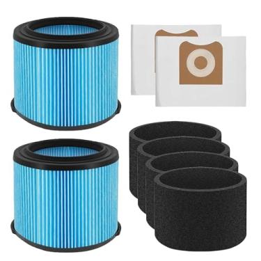 Imagem de Filtro VF3500 adequado para aspiradores molhados/secos Ridgid 3-4,5 galões, para Ridgid WD3050, WD4070, WD4080, WD4522, WD 4050, 4000RV, 4500RV (pacote com 2+2+4)