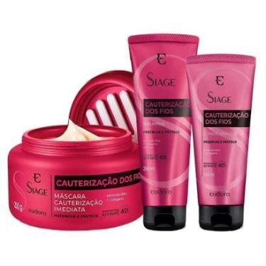 Imagem de Eudora Siage Cauterização dos Fios Kit - Shampoo + Condicionador + Máscara Kit-Unissex