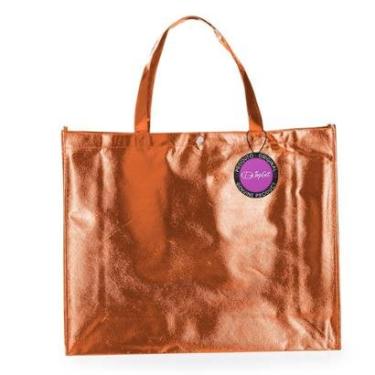 Imagem de Sacola Ecobag em TNT Premium Metalizado 40x50cm Rivera TopGet-Unissex