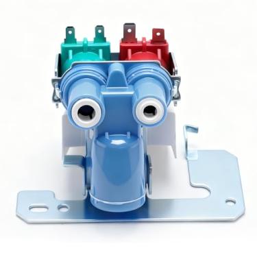 Imagem de ZUDKSUY WR57X10032 Válvula de entrada de água do refrigerador, substituição para GE, substituição para Kenmore, substitui WR57X10051 4960236 AH901314 AP3672839 AP6995571