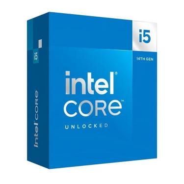 Imagem de Intel® Core i5 14600K - LGA 1700 - 3.5GHz (Turbo 5.3GHz) - Cache 24MB - 14ª Geração - BX8071514600K-Unissex