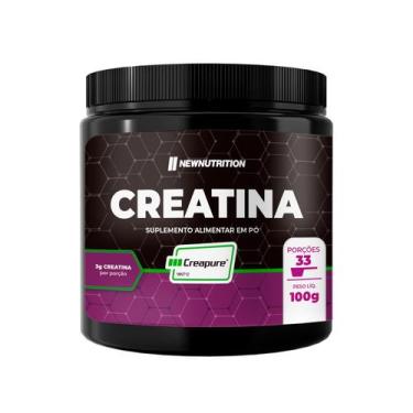 Imagem de Creatina Creapure Pura em Pó 100g Natural NewNutrition - Redução da Fa