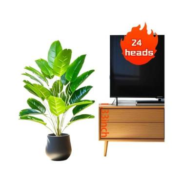 Imagem de Planta De Palmeira Artificial Realista Extra Grande Com 24 Folhas, Dec