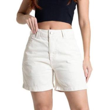 Imagem de Shorts Sarja Sawary - 281877 - Bege 42-Feminino