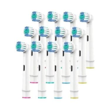 Imagem de Cabeçotes De Escova De Dentes Elétrica De Cerdas Macias Compatíveis Co
