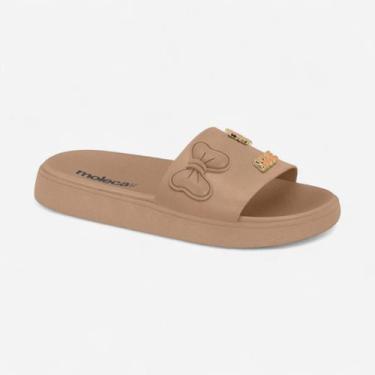 Imagem de Chinelo Slide Moleca Com Pins Nude, Nude, 37