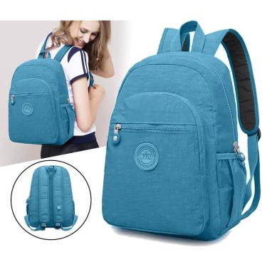Imagem de Mochila Feminina Notebook Tecido Molinho Resistente Leve Trabalho Escola-Feminino