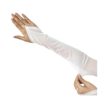 Imagem de Luvas Transparentes Sem Dedos De 49CM Para Mulheres, Estilo Retrô, Ace