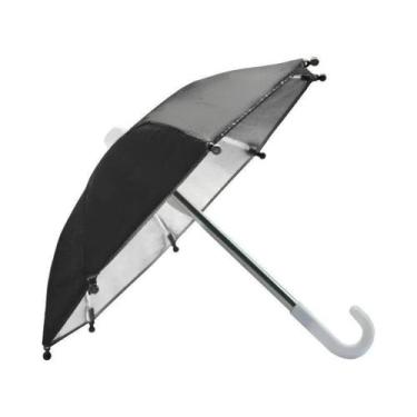 Imagem de Suporte De Celular Mini Guarda-Chuva De 27cm Com Proteção Solar Para C