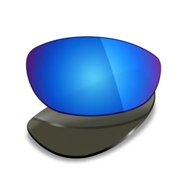 Imagem de Mryok Lentes de reposição polarizadas para óculos de sol Oakley Juliet, HD Polarized, proteção UV, resistente a impactos e ajuste perfeito - Ice Blue