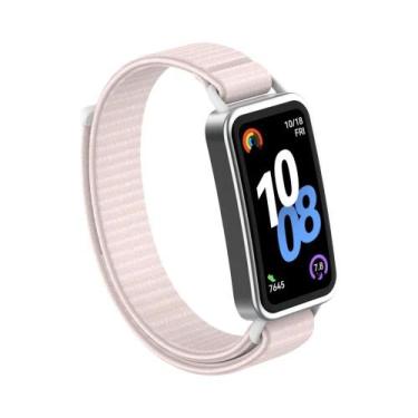 Imagem de Pulseira De tiras autocolantes De Nylon Respirável Para Huawei Band 10