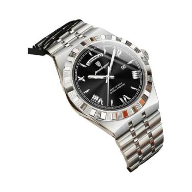 Imagem de Relógio De Pulso Masculino POEDAGAR De Quartzo Em Aço Inoxidável Lumin