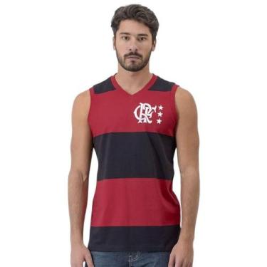 Imagem de Regata Braziline Flamengo Libertadores CRF Masculina, Preto, M
