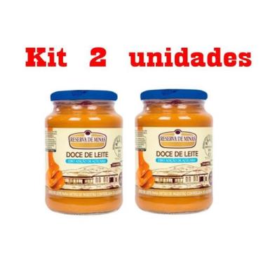 Imagem de KIT 2 Doce de Leite Reserva de Minas 630g DIet Zero Açúcar Original De