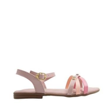 Imagem de Sandalia Pe Com Pe Detalhes em Strass e Tiras Entrelaçadas-Unissex