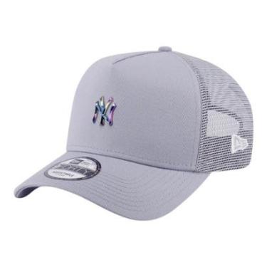 Imagem de Boné New Era 940 A-Frame New York Yankee Trucker Badge-Masculino