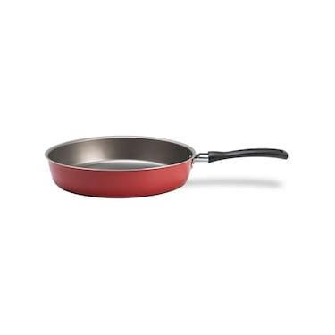 Imagem de Frigideira Alta Brinox Ruby Antiaderente Pro-Flon 24cm Vermelha