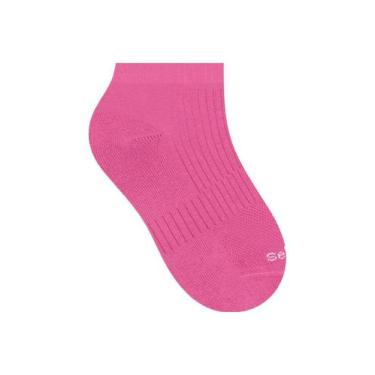 Imagem de Meia Sapatilha Selene 2140.001 Infantil Atoalhada Algodão T. 25/28 29/