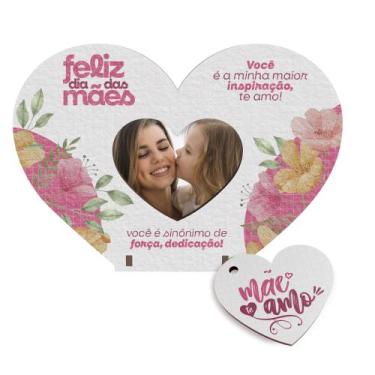 Imagem de Lembrancinha Mini Porta Retrato e Chaveiro Dia das Mães - Bazar dos Qu