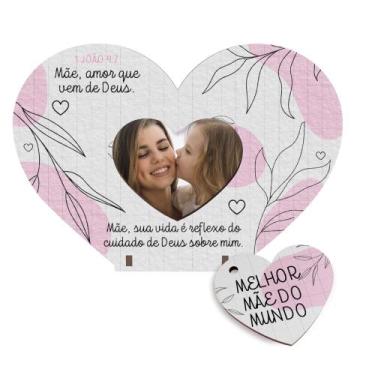 Imagem de Lembrancinha Mini Porta Retrato e Chaveiro Dia das Mães - R9 Decor, Mo