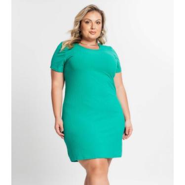 Imagem de Vestido Feminino Plus Size Secret Glam Verde, Plus G3, Verde