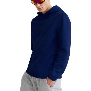 Imagem de Moletom Masculino Confort Estilo Com Capuz Qualidade Slim Fitness Top - Verde Escuro - EGG-Unissex