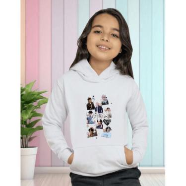 Imagem de Moletom Infantil Banda Stray Kids Blusa De Frio K-Pop - NoBrand, Branc
