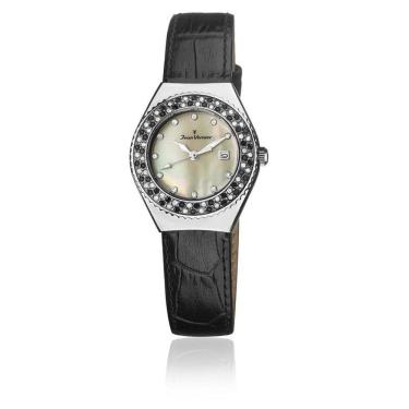 Imagem de Relógio De Pulso Jean Vernier Feminino Com Pedras Jv10794