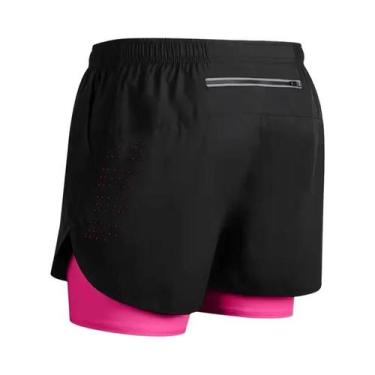 Imagem de Shorts De Ginástica Masculinos 2 Em 1 De Secagem Rápida Para Corrida E