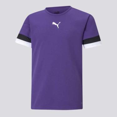 Imagem de Camisa Puma Teamrise Roxa, GG