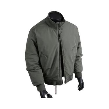 Imagem de Jaqueta Bomber Masculina Quente De Inverno, Casaco Puffer Grosso À Pro