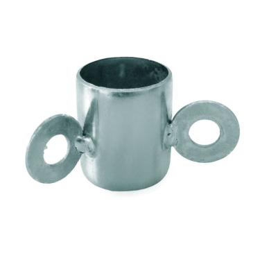 Imagem de Suporte Antena 16-b Estrelinha Movel 32mm Tubo 1 Polegadas Prata Cromo